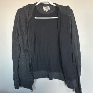 Lucky Brand Grey Label Zip Up Hoodie Gray Men’s Size L